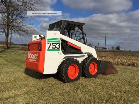 2000 bobcat 753 skid steer loader|bobcat 753 for sale craigslist.